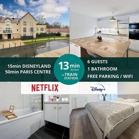 Le Cosy Villeneuve - Appartement Cosy Pour 6 A Disneyland Paris Dış mekan fotoğraf